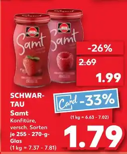 Kaufland Schwartau samt konfitüre Angebot