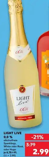 Kaufland Light live 0,0% Angebot