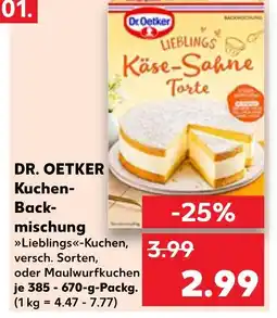 Kaufland Dr. oetker kuchen-backmischung lieblings-kuchen Angebot