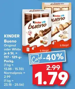 Kaufland Kinder bueno original Angebot