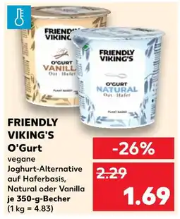 Kaufland Friendly viking's o'gurt natural Angebot