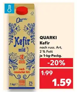 Kaufland Quarki kefir mild Angebot