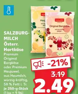 Kaufland Salzburgmilch premium original bergkäse Angebot