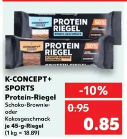 Kaufland K-concept+ sports protein-riegel schoko-brownie Angebot
