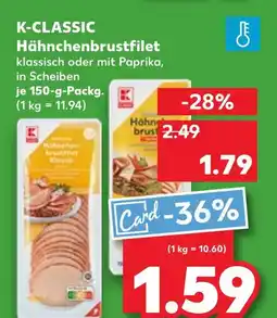 Kaufland K-classic hähnchenbrustfilet klassisch Angebot
