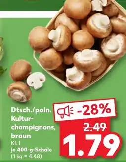 Kaufland Dtsch./poln. kulturchampignons, braun Angebot