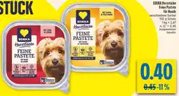 diska EDEKA Herzstücke Feine Pastete für Hunde Angebot