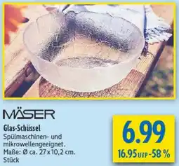 diska MÄSER Glas-Schüssel Angebot
