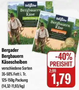 Feneberg Bergader Bergbauern Käsescheiben Angebot