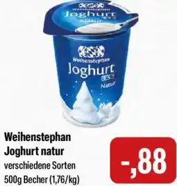Feneberg Weihenstephan Joghurt natur Angebot