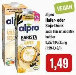 Feneberg alpro Hafer- oder Soja-Drink Angebot