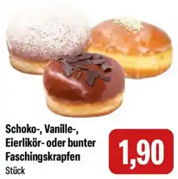 Feneberg Schoko-, Vanille-, Eierlikör- oder bunter Faschingskrapfen Angebot