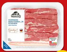 PENNY Mühlenhof Schweine Minutenbauchscheiben Angebot
