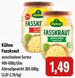 Feneberg Kühne Fasskraut Angebot