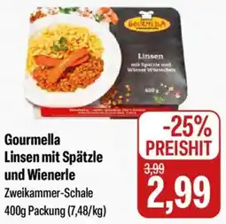 Feneberg Gourmella Linsen mit Spätzle und Wienerle Angebot