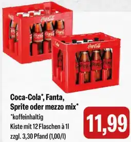Feneberg Coca-Cola, Fanta, Sprite oder mezzo mix Angebot