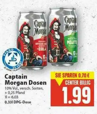 E-Center Captain Morgan Dosen Angebot