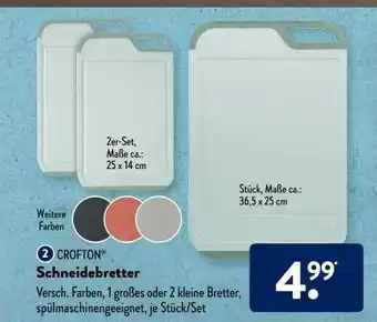 Aldi Süd Crofton Schneidebretter Angebot