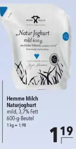 CITTI Markt Hemme Milch Naturjoghurt Angebot