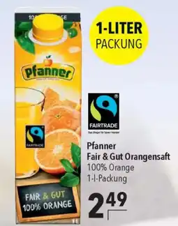 CITTI Markt Pfanner Fair & Gut Orangensaft Angebot