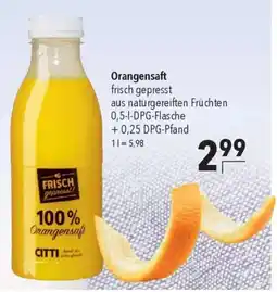 CITTI Markt Orangensaft Angebot