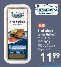 CITTI Markt FRIESENKRONE Bratheringe ,,ohne Gräten" Angebot