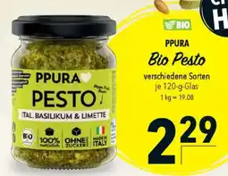 CITTI Markt PPURA Bio Pesto Angebot