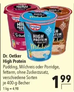 CITTI Markt Dr. Oetker High Protein Angebot