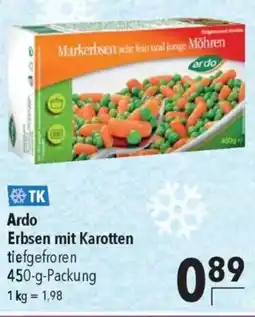 CITTI Markt Ardo Erbsen mit Karotten Angebot