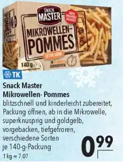 CITTI Markt Snack Master Mikrowellen- Pommes Angebot