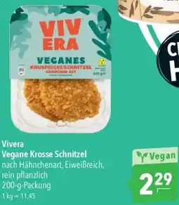 CITTI Markt Vivera Vegan Vegane Krosse Schnitzel Angebot