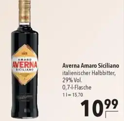 CITTI Markt Averna Amaro Siciliano italienischer Halbbitter Angebot