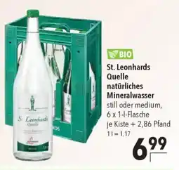 CITTI Markt St. Leonhards Quelle natürliches Mineralwasser Angebot