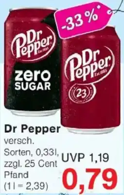 Jawoll Dr Pepper Angebot