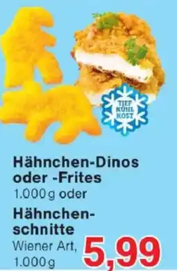 Jawoll Hähnchen-Dinos oder -Frites oder Hähnchenschnitte Angebot