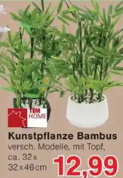 Jawoll TIM HOME Kunstpflanze Bambus Angebot