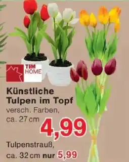 Jawoll TIM HOME Künstliche Tulpen im Topf Angebot