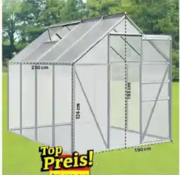Jawoll Alu- minium- Top Gewächshaus Angebot