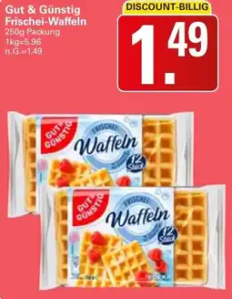 WEZ Gut & Günstig Frischei-Waffeln Angebot