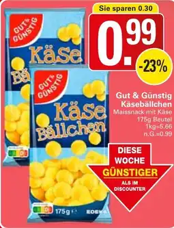 WEZ Gut & Günstig Käsebällchen Angebot