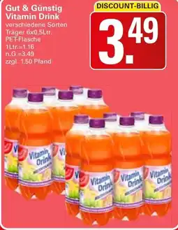 WEZ Gut & Günstig Vitamin Drink Angebot
