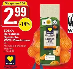 WEZ EDEKA Herzstücke Spanische WWF-Mandarinen Angebot