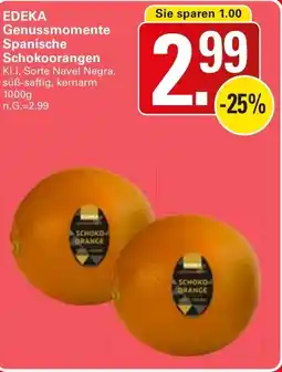 WEZ EDEKA Genussmomente Spanische Schokoorangen Angebot