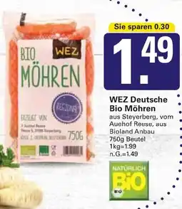 WEZ WEZ Deutsche Bio Möhren Angebot