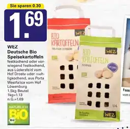 WEZ WEZ Deutsche Bio Speisekartoffeln Angebot