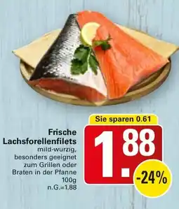 WEZ Frische Lachsforellenfilets Angebot