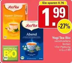 WEZ Yogi Tea Bio Angebot