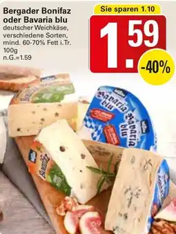 WEZ Bergader Bonifaz oder Bavaria blu Angebot