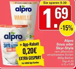 WEZ Alpro Soya oder Skyr-Style Angebot