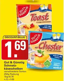 WEZ Gut & Günstig Schmelzkäsescheiben Angebot